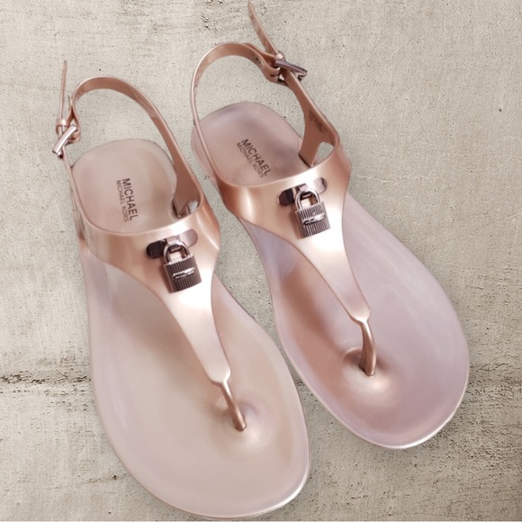 Michael Kors Jelly Thong Sandals - Picture 2 of 6